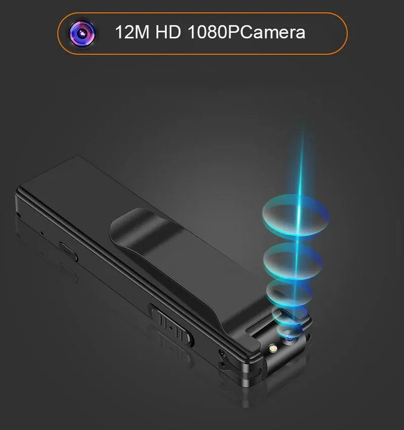 Vandlion A3 камера для тела, мини цифровая HD камера, микро камера, магнитная съемка движения, фонарик, циклическая запись, видеокамера, видеокамера