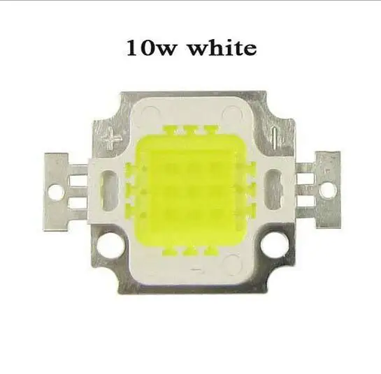 1 шт. 10 Вт чистый белый 30mil 850LM 6000 ~ 6500 К smd led лампы Чип светильники лампы диода