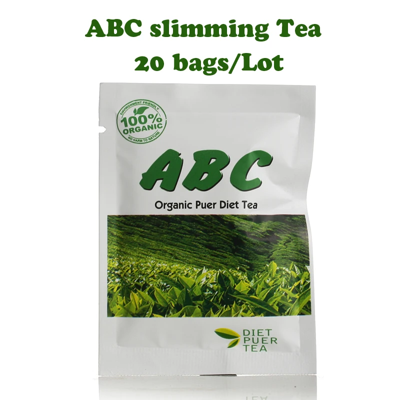 20 bags Lot  ABC slimming tea Puerh herb diet tea fast weight loss burning fat