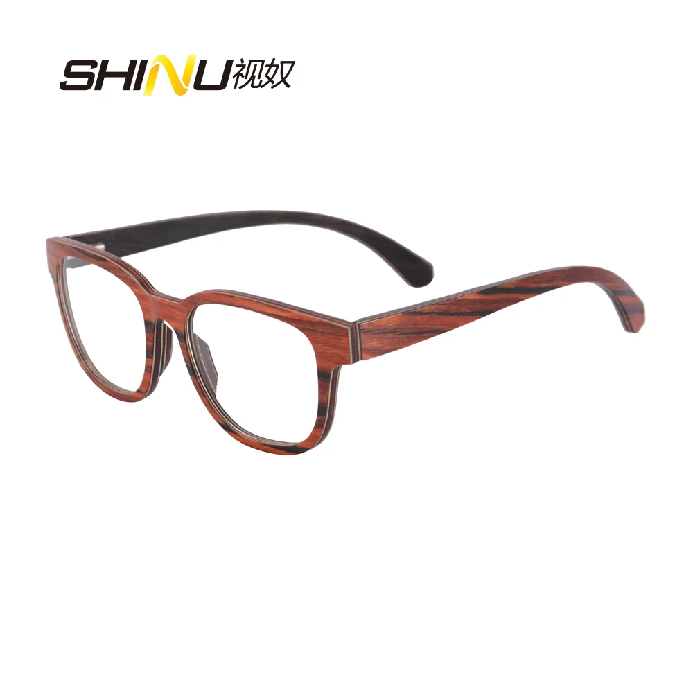 new optical frame men wood eyeglasses new design myopic eye glasses