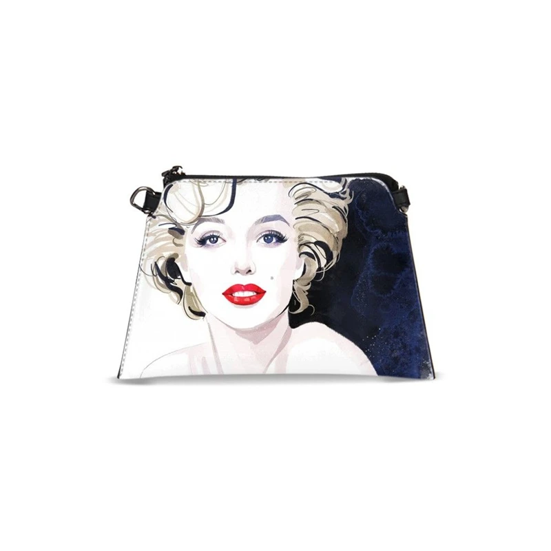 

Sexy Marilyn Monroe Women Shell Sling Shoulder Bag Evening Party Clutches Luxury Leather Handbag Messenger Bags Crossbody Purse