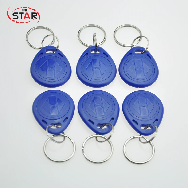 

Free shipping (10pcs/lot)EM ID 125khz Waterproof keyfob chip EM4305 key tag RFID token keychain