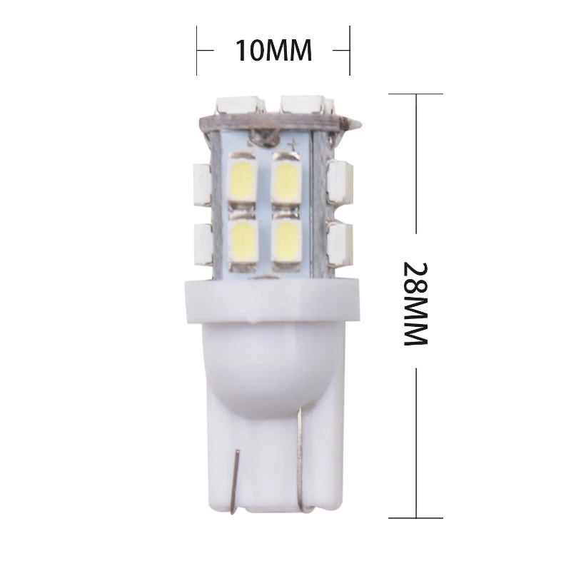 RXZ 10 шт. автомобильные светодиодсветодиодный лампы T10 W5W LED 20SMD 3020 чип номерной знак