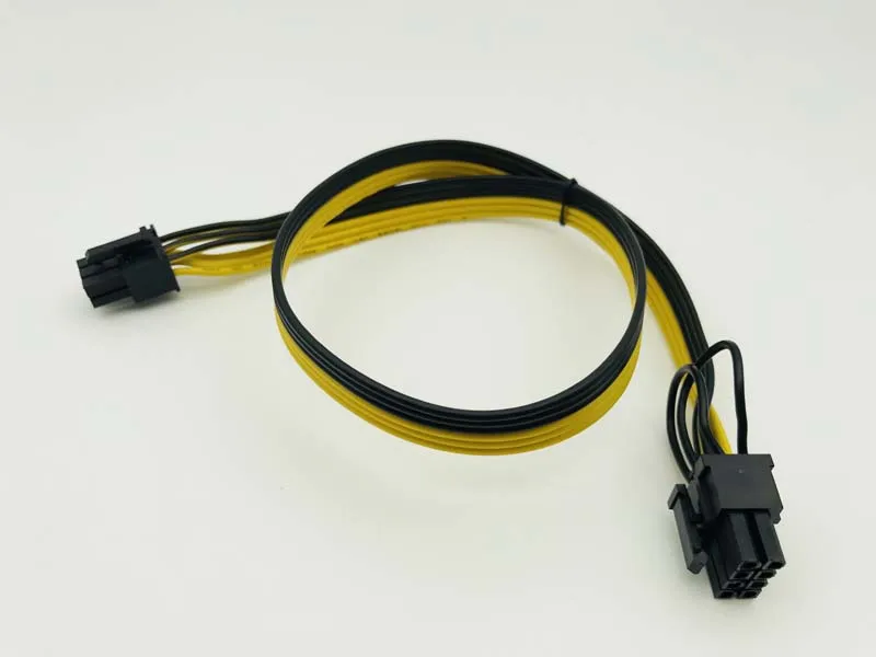 H1111Z PCIe 6pin to 8pin(6+2) Male to Male PCI-E Power Cable for GPU Power Supply Breakout Board Adapter for Ethereum Mining