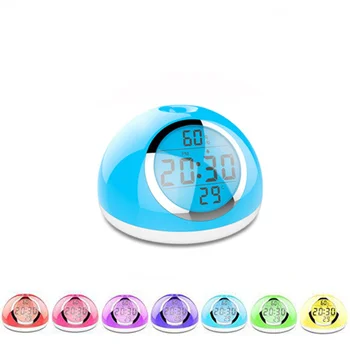 

Wake UP Light Alarm Clock Digital Touch Control LED Clock Color Changing Night Lights Electronic Desk Alarm Clock Lamp Decor