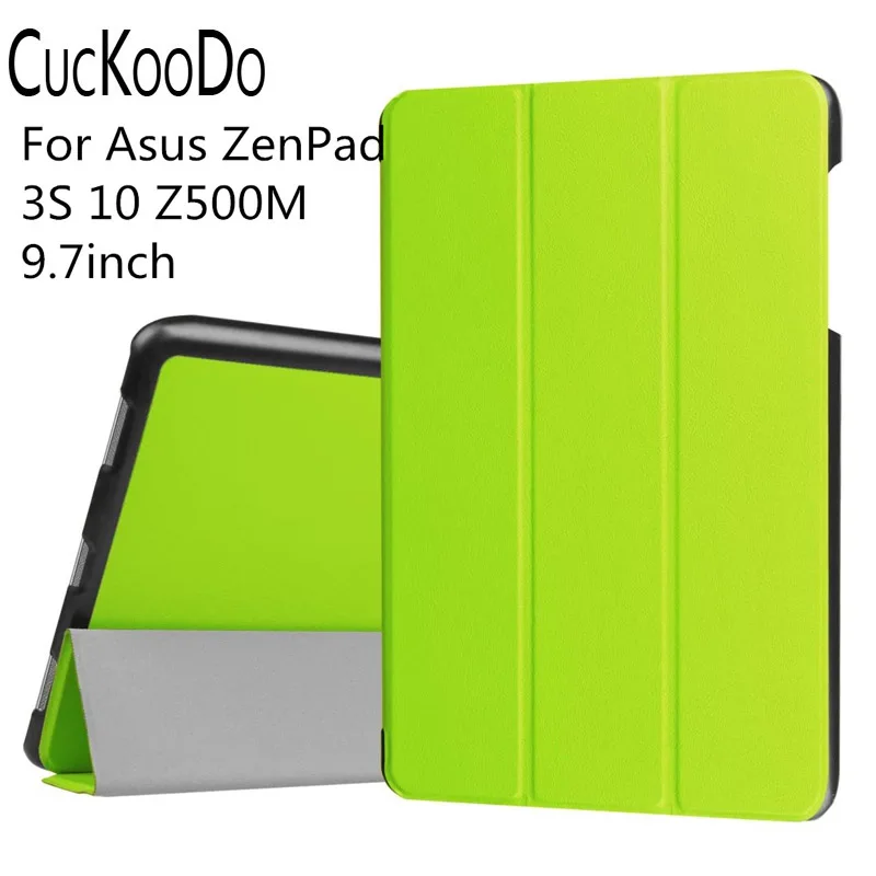 

50Pcs/lot Flip Cover for Zenpad 3S 10 ,PU Leather Stand Smart Case for Asus ZenPad 3S 10 9.7-inch Z500M Android Tablet