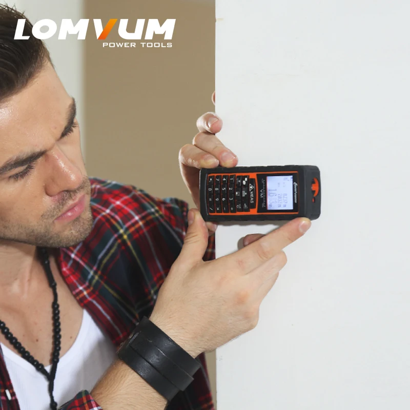 LOMVUM 40 м/60 м/80 м/120 м trena лазерный дальномер цифровой измеритель расстояния