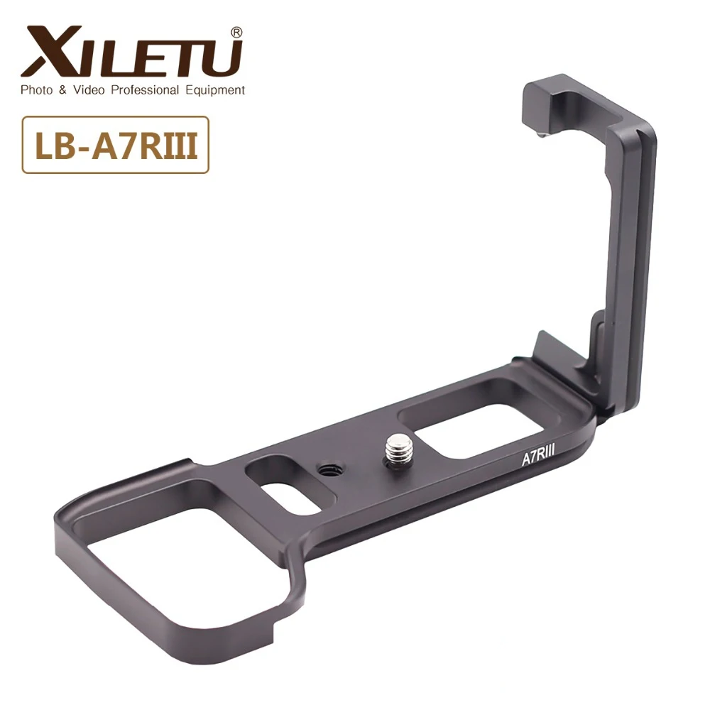 

XILETU LB-A7RIII L Type Quick Release Plate Hand Grip Bracket Camera Plate Especially for Sony A7RIII A7MIII A7III A7M3 AMR III