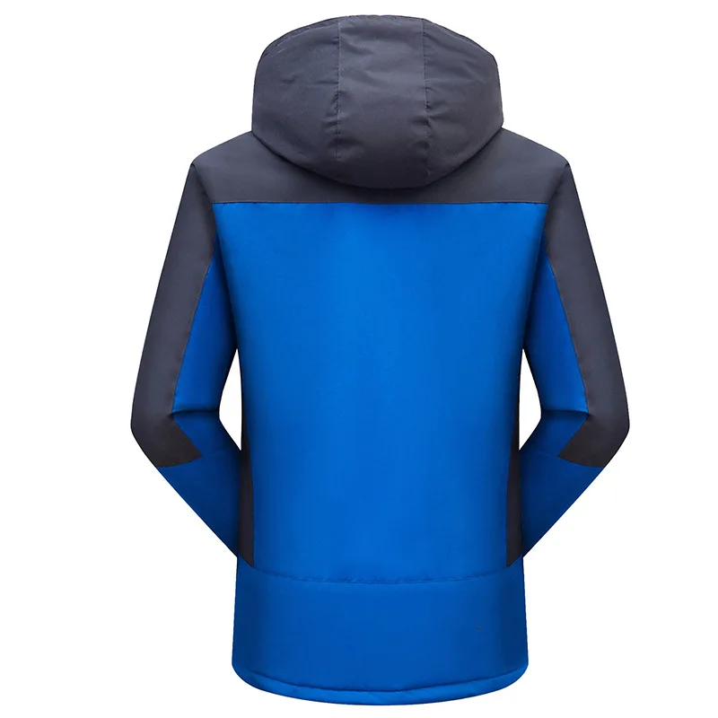 Men Ski Suit Jacket Hooded Softshell Outdoor Windproof Waterproof Hiking Winter Skiing Snowboard Bomber Jackets Fishing Costume (7)