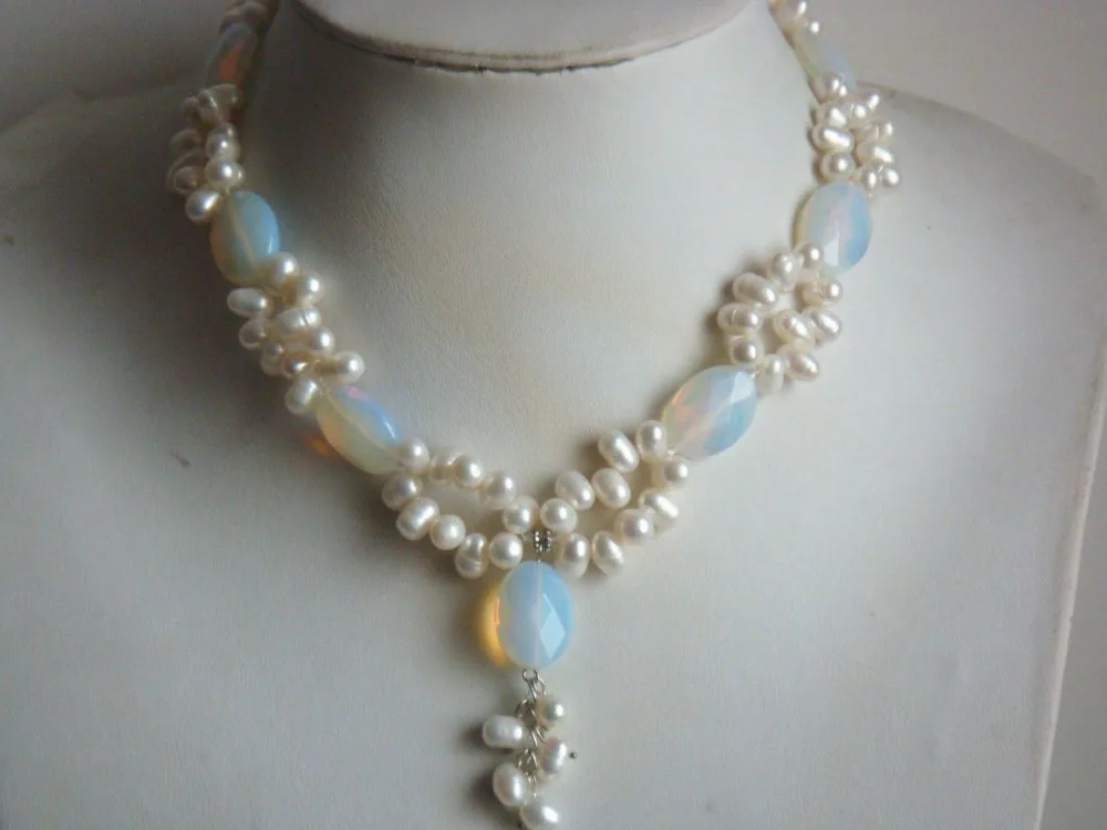 Pearl And Moonstone Necklace Deals, 54 