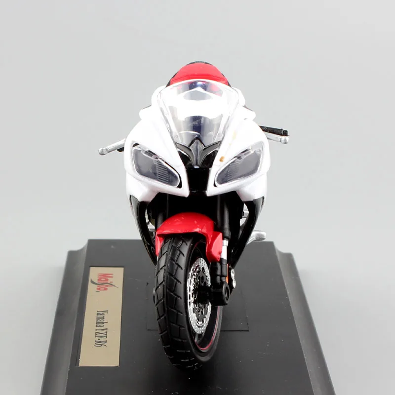 Бренд 1/18 масштаб детский YAMAHA YZF-R6 moto rcycle Супер спортивный гоночный Металлический Литой велосипед Модель автомобиля двигатель игрушка мото автомобиль в коробке