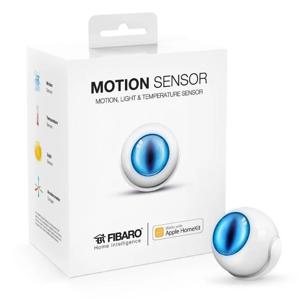 FIBARO датчик движения детектор сигнализации FGBHMS 001 Встроенный и температуры Apple