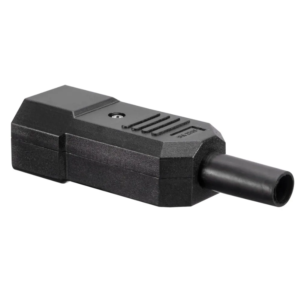 Uxcell 10 шт. AC250V 10A Male 3 клеммы крепление панели IEC320 C14 разъем адаптера питания для
