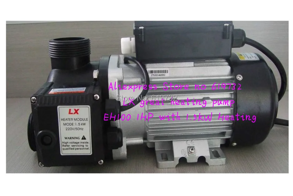 LX EH100 1HP (0.75KW) тепловой насос EH 100 с 1.5KW нагреватель для горячей ванне бассейны ванны