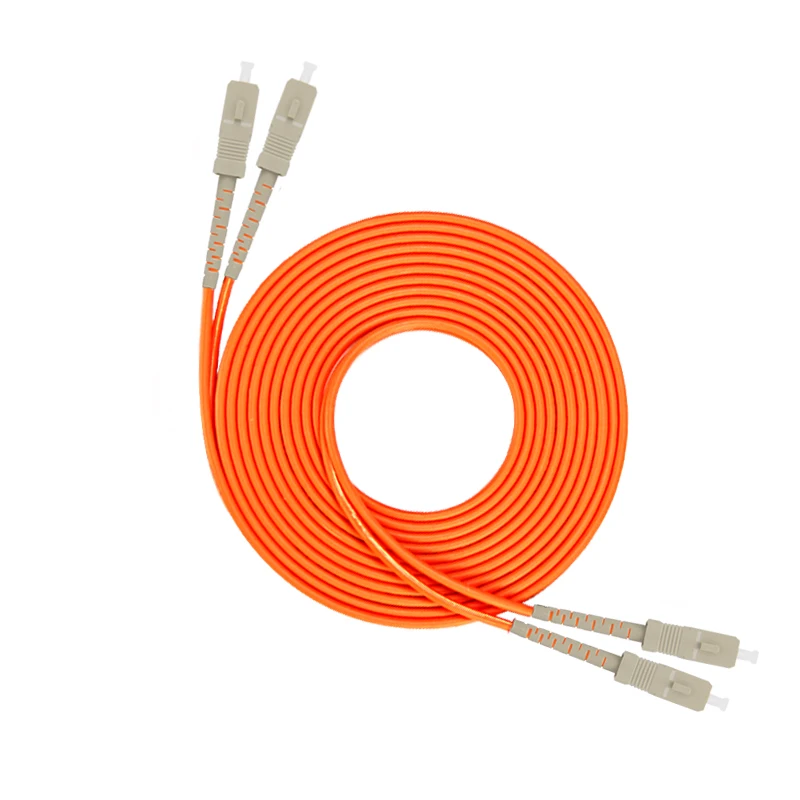 

3m(10ft) SC UPC to SC UPC Duplex 3.0mm PVC (OFNR) OM2 Multimode Fiber Optic Patch Cable