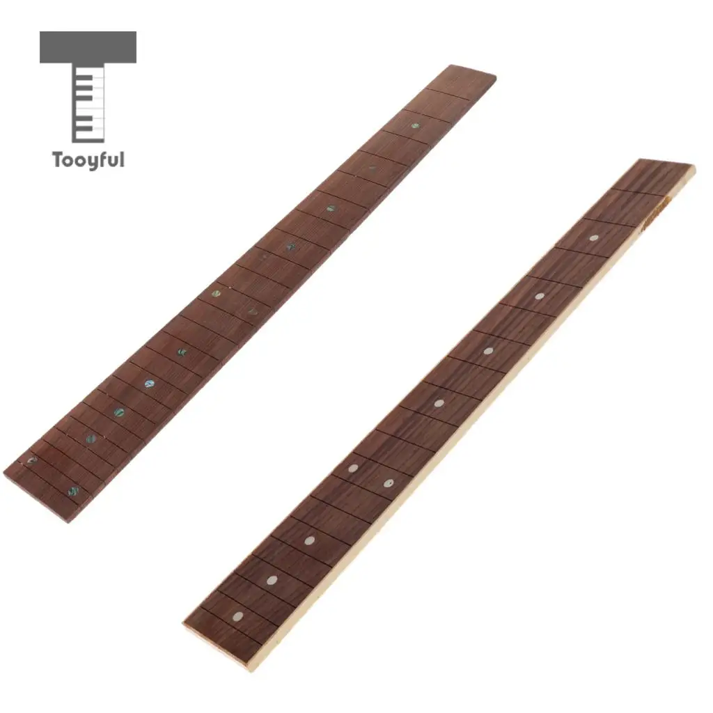 Rosewood 19/24 Guitar Fingerboard Fretboard Good Stability With White Acrylic Inlay Dot For Electric Guitar Replacement Parts