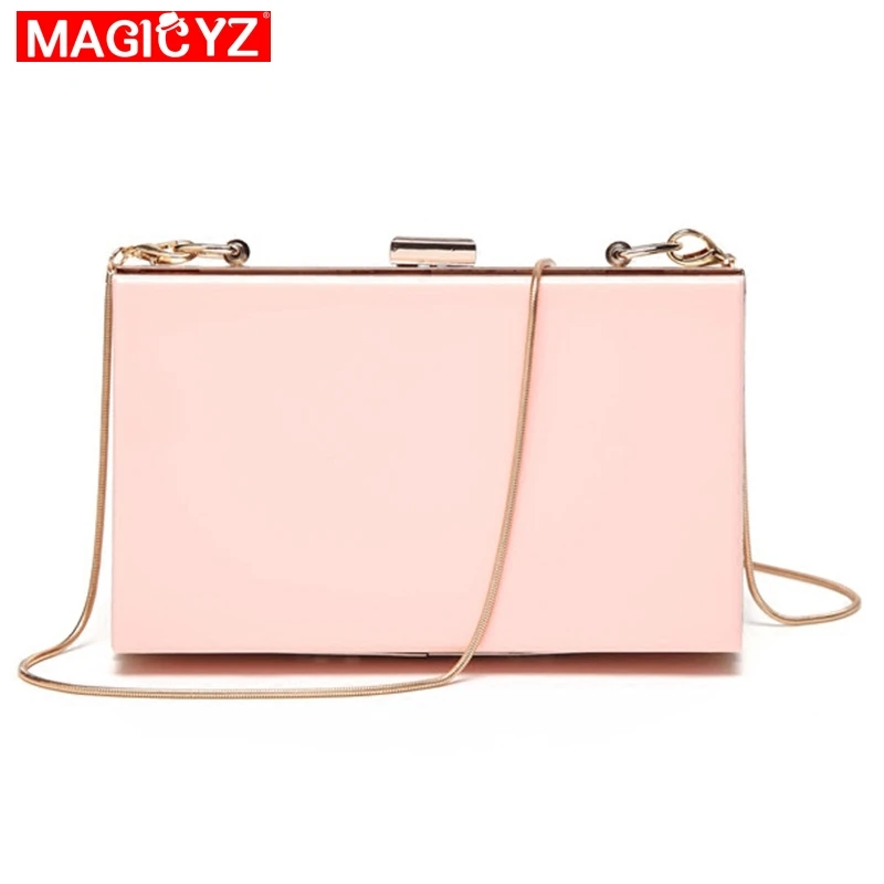 MAGICYZ новая акриловая цветная коробка, Прозрачная женская сумка-клатч, Брендовая женская вечерняя сумочка, сумка для свадьбы, женская сумка-клатч, кошельки