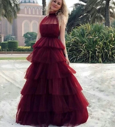 same as picture Новое поступление, сексуальное вечернее платье с высоким воротом,, длинные платья, вечерние платья, вечерние платья, халат de soiree, вечерние платья, халат longue - Цвет: same as picture