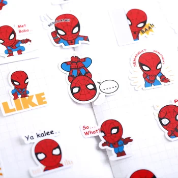 

23pcs cute kawaii American Movie hero stickers / decorative stickers / DIY craft album / skateboard / notebook / guitar stickers