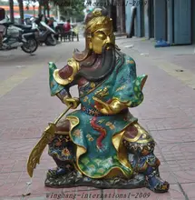 christmas Old China Bronze Cloisonne Dragon warrior Generals guan gong guan yu God Statue halloween china post stamp collect sheet 2011 23 guan gong