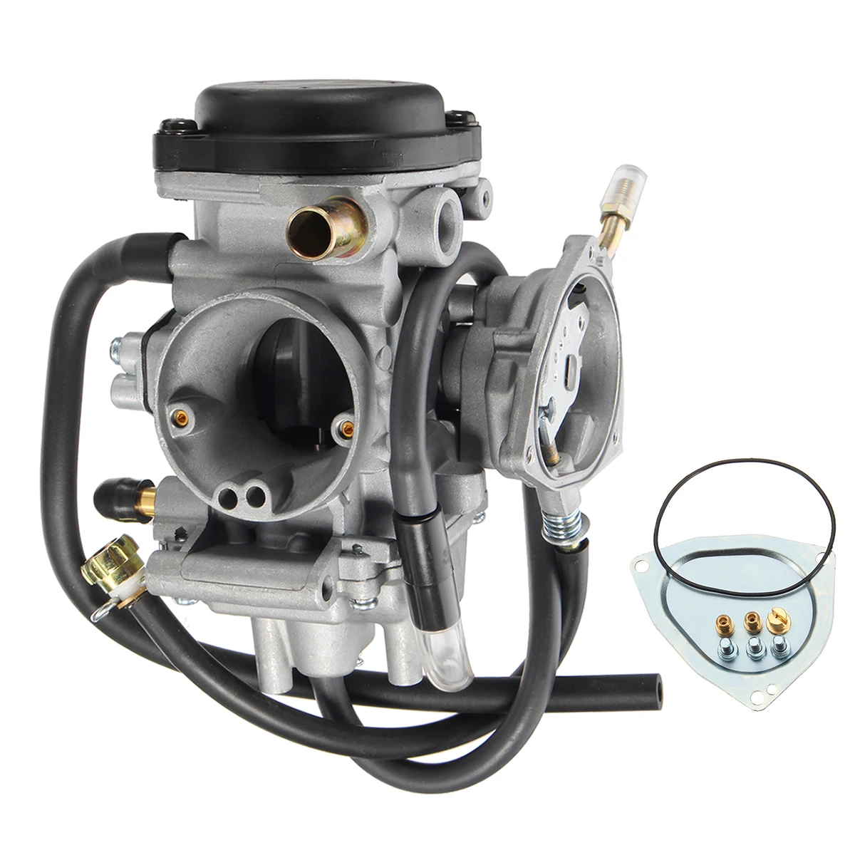 

Motorcycle Carburetors Fits for Yamaha ATV Kodiak 400 2WD 4WD YFM400 2000-2003 Carb Silver AR1268CA109RA