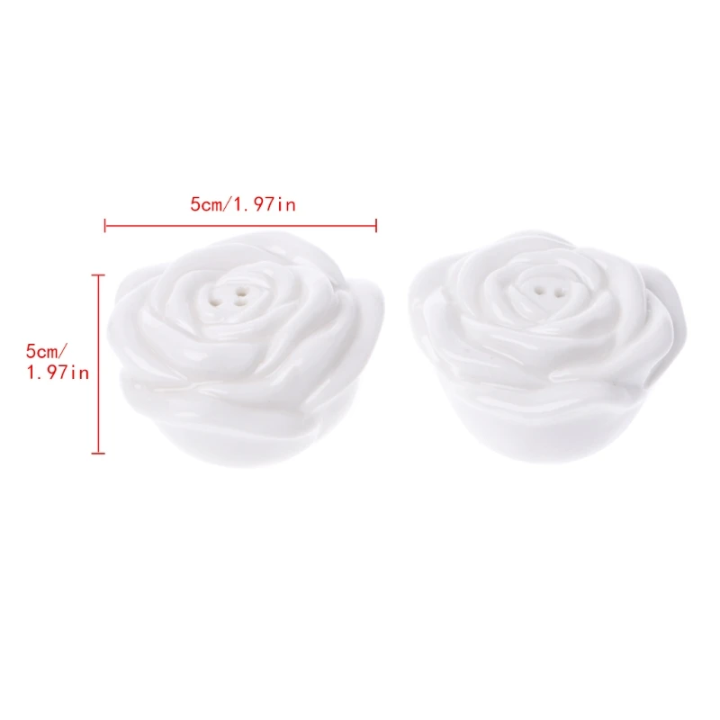 

Ceramic Salt Pepper Shaker White Conch Shape Seasoning Pot Cooking Tableware