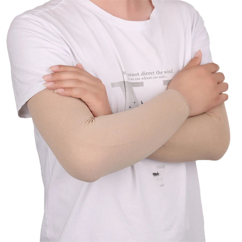 

1PC Tattoo Cover Up Compression Sleeves Bands Forearm Concealer Support Skin Color Tattoo Aftercare UV Protection Oversleeve