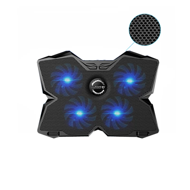 

New CoolCold Ice Magic 2 Cooler with 4 Silence Fans LED USB 2.0 Laptop Cooling Pad 12"13"14"15"17"Laptop Holder