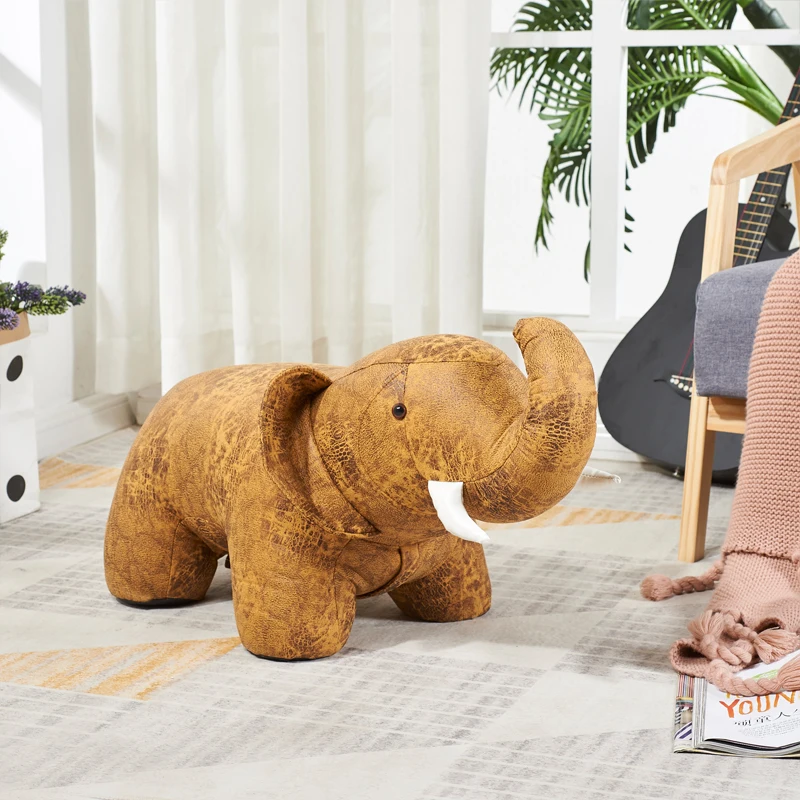

creativityElephant Modelling furniture Animal sofastool Children change shoes and stoolsHome furnishing articles stool