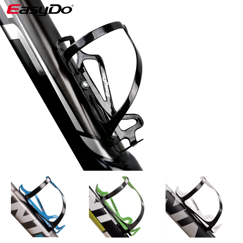 

EasyDo Bike Water Bottle Holder Bicycle Bottle Cage Pure 3K Carbon Fiber 24g Fixed Gear Kettle Cage Bicycle Accessories