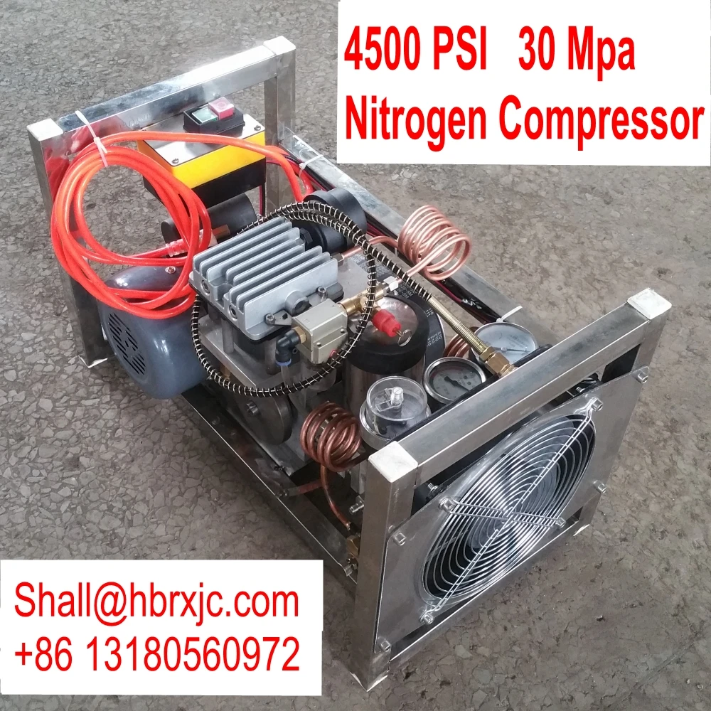 

Portable customized high pressure compressor pcp to compress air, nitrogen, gas 6000psi