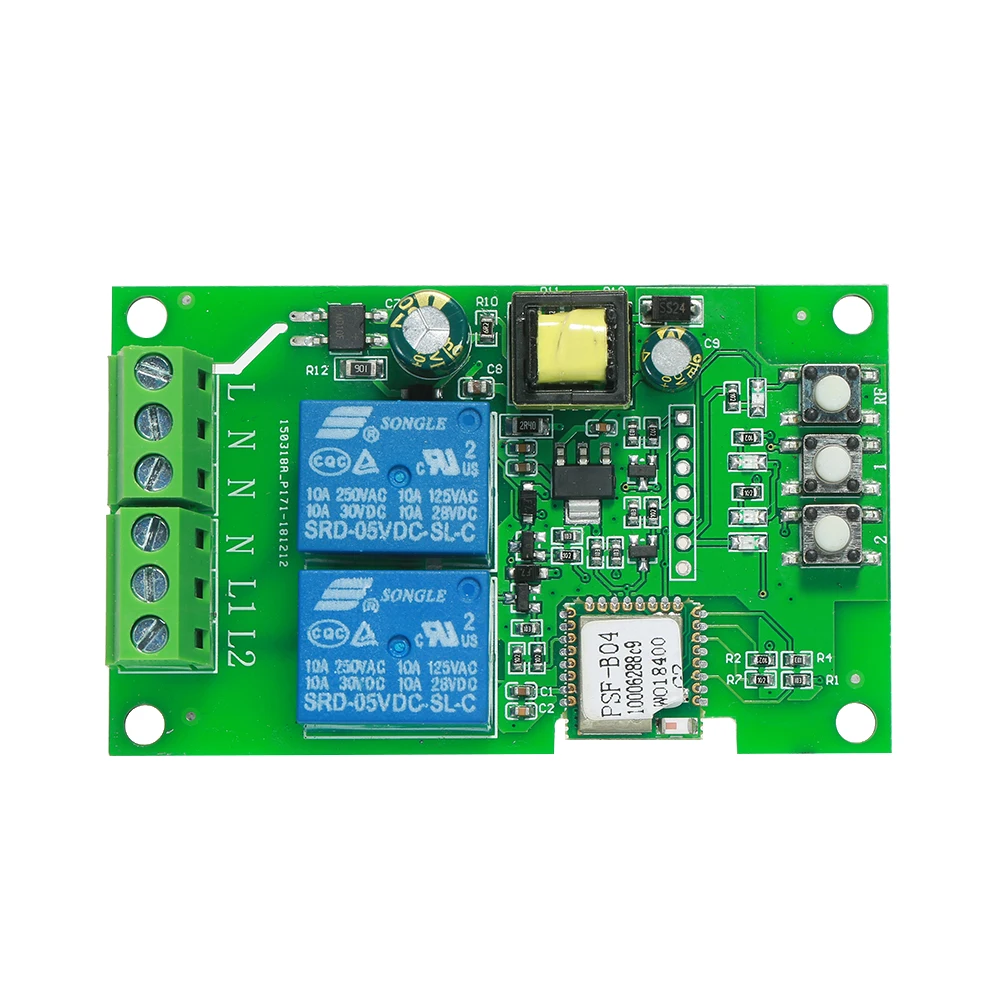 2CH AC85-250V беспроводной переключатель eWeLink умный Wifi переключатель универсальный Умный домашний модуль Таймер телефон приложение дистанционное управление Голосовое управление