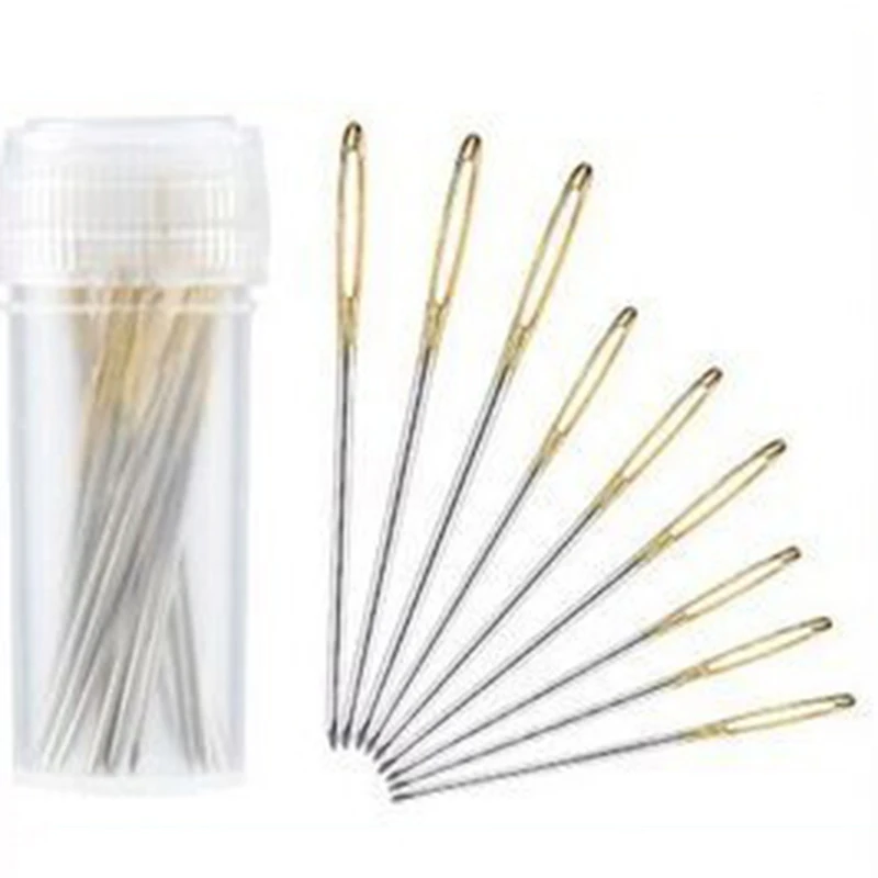 

30Pcs Household Hand Sewing Needles Kit For Canvas Leather Carpet Repair Tools