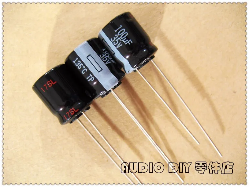

20PCS/100PCS TP Series 100uF 35V 35v100uf Electrolytic Capacitor