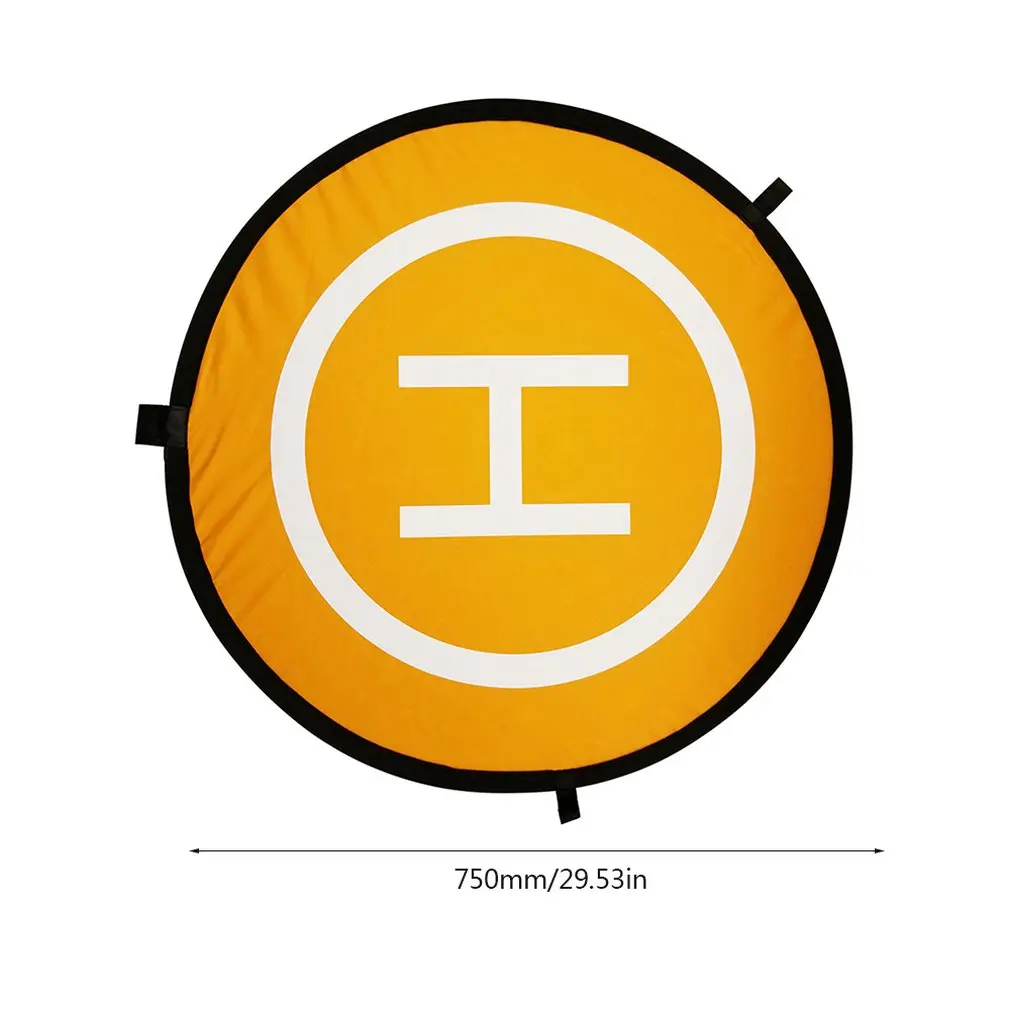 5575 80 110 см быстро складывающаяся посадочная площадка Универсальный FPV Дрон парковка фартук складывающийся коврик для DJI Spark Mavic Racing Drone аксессуары - Цвет: Золотой