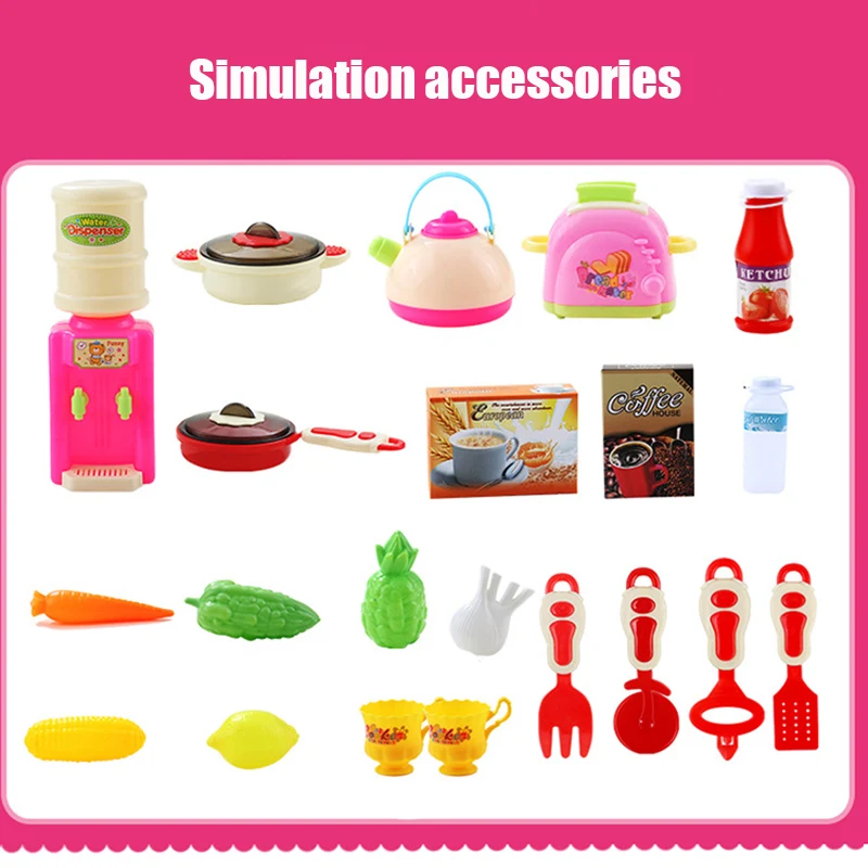 Детские игрушки для мальчиков и девочек, игровой домик для кухни, для приготовления пищи, кухонные игровые наборы для приготовления пищи, детский игровой домик