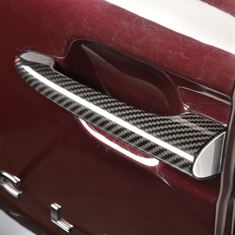 Настоящая ручка багажника из углеродного волокна, автомобильные аксессуары, внешняя дверь багажника, декоративная наклейка для BMW MINI cooper F54 clubman