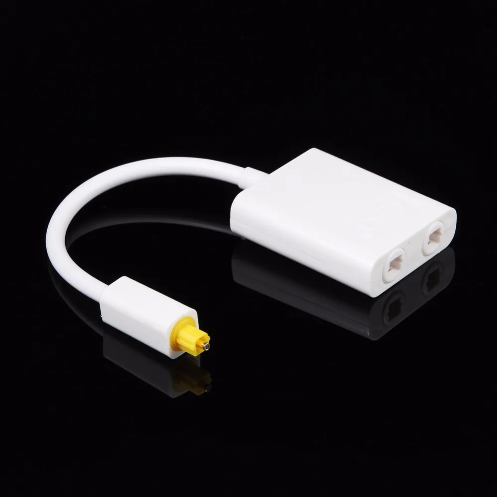 Аудио и видеокабели kebidu Mini USB Digital Toslink оптоволоконный аудио 1 на 2 разъема