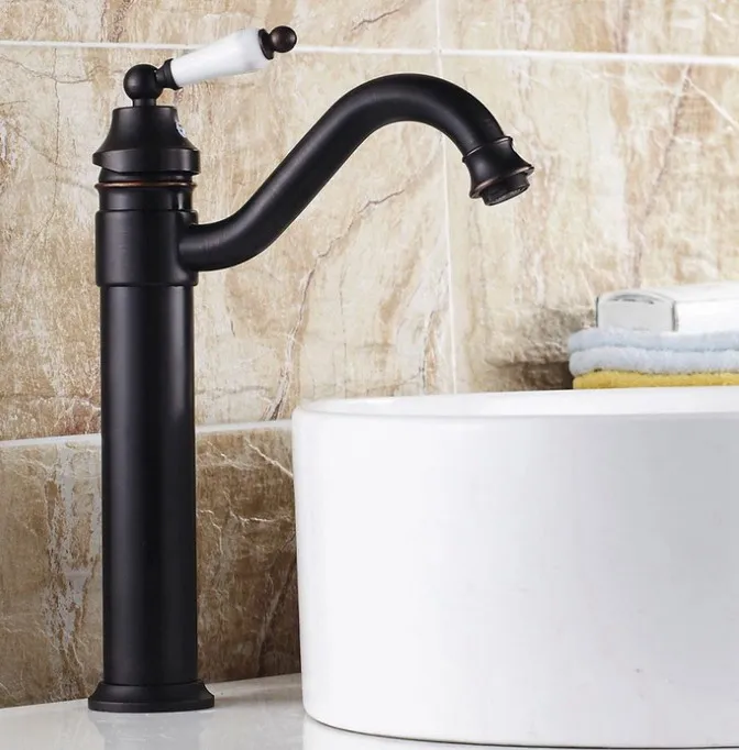 Black Oil Rubbed Brass Swivel Spout Single Handle Kitchen Vessel Sink Faucet Mixer Water Tap anf312 Black Oil Rubbed Brass Swivel Spout Single Handle Kitchen Vessel Sink Faucet Mixer Water Tap anf312