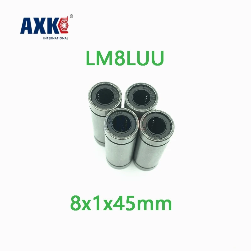Axk 2 шт. Lm8luu длинный тип 8x1x45 мм 8 линейный шариковый подшипник линейные
