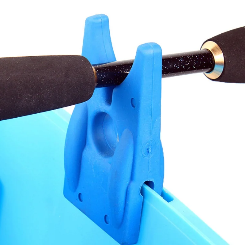 Fishing holder Universal Fishing Rod Bracket Ice Rotating Clip Bucket Brackets Head Fishing