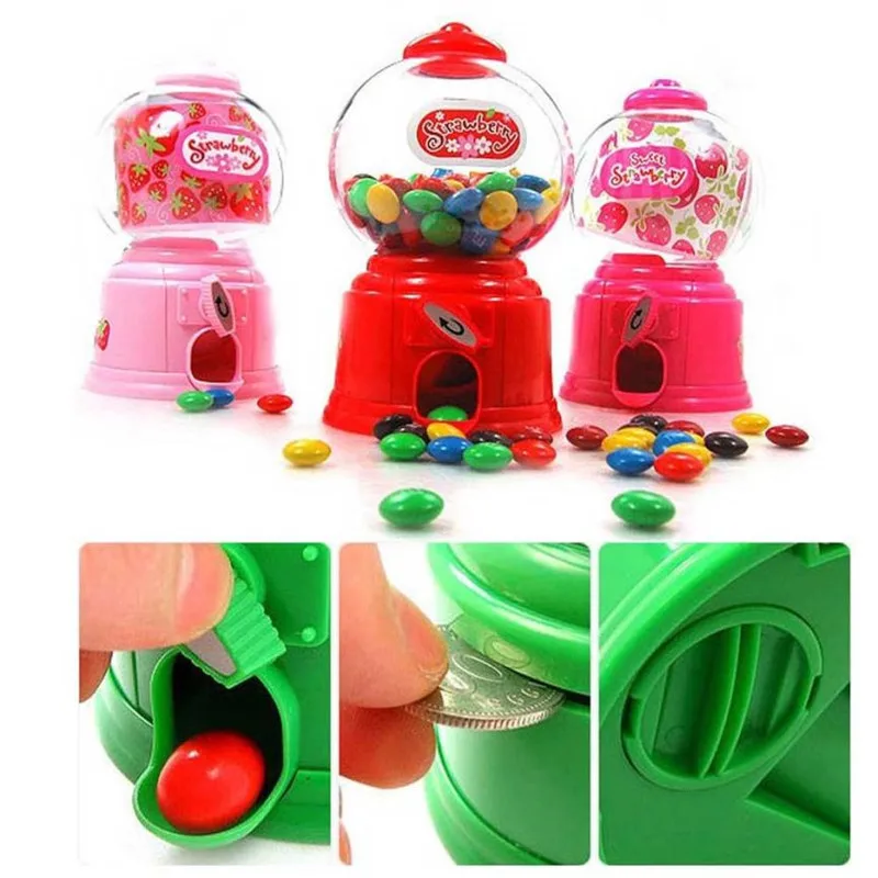 Classic Vintage Double Bubble Gum Machine Bank Candy Dispenser Gumball