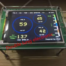 Бытовой детектор мониторинга качества воздуха PM2.5 пыли дымка PM2.5 измерительный датчик TFT LCD (G3/M3 концентрации версия)