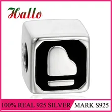 Квадратный эмаль музыка бисера Рождественские Подвески для изготовления ювелирных изделий Подходит берлоки для пульсера perles pour la fabrication de bijoux