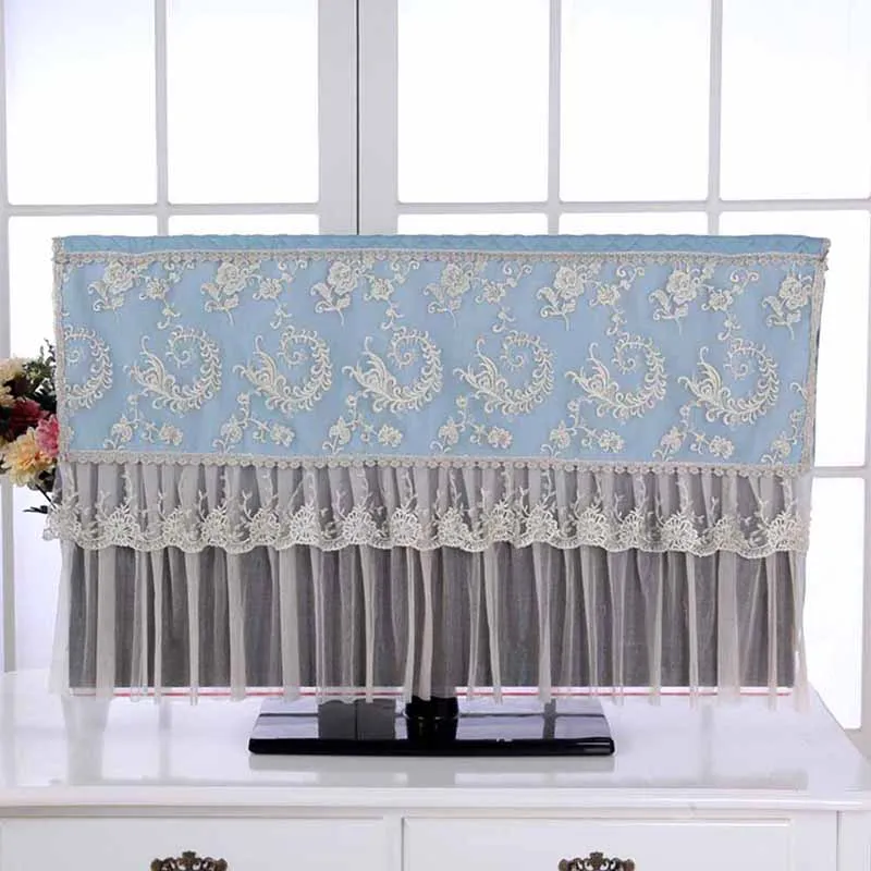 

32-70 inches LCD TV Cover Cloth LED Plasma Television Protector Polyester Curved TV Sets Dust Cover Dust-proof Home Decorations