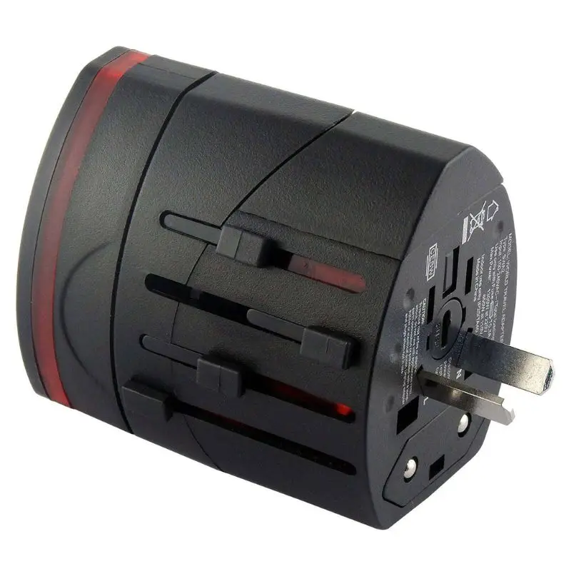 

Hot Dual USB Ports Universal World Travel Plug Wall Charger Power Adapter Socket for Electrical Plug