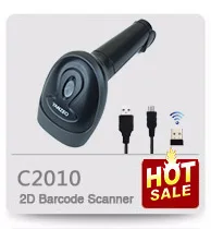 Yanzeo C2010 портативный Bluetooth PDF417 DM qr-код Pos 2D беспроводной сканер штрих-кодов