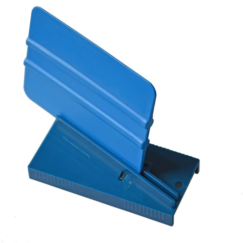 EHDIS виниловая пленка для автомобиля, Обёрточная бумага лед скребок; для ремонта инструмент Пластик синий скребок-триммер жесткий карты инструмент для заточки затачивания ножей с фиксатором лезвия
