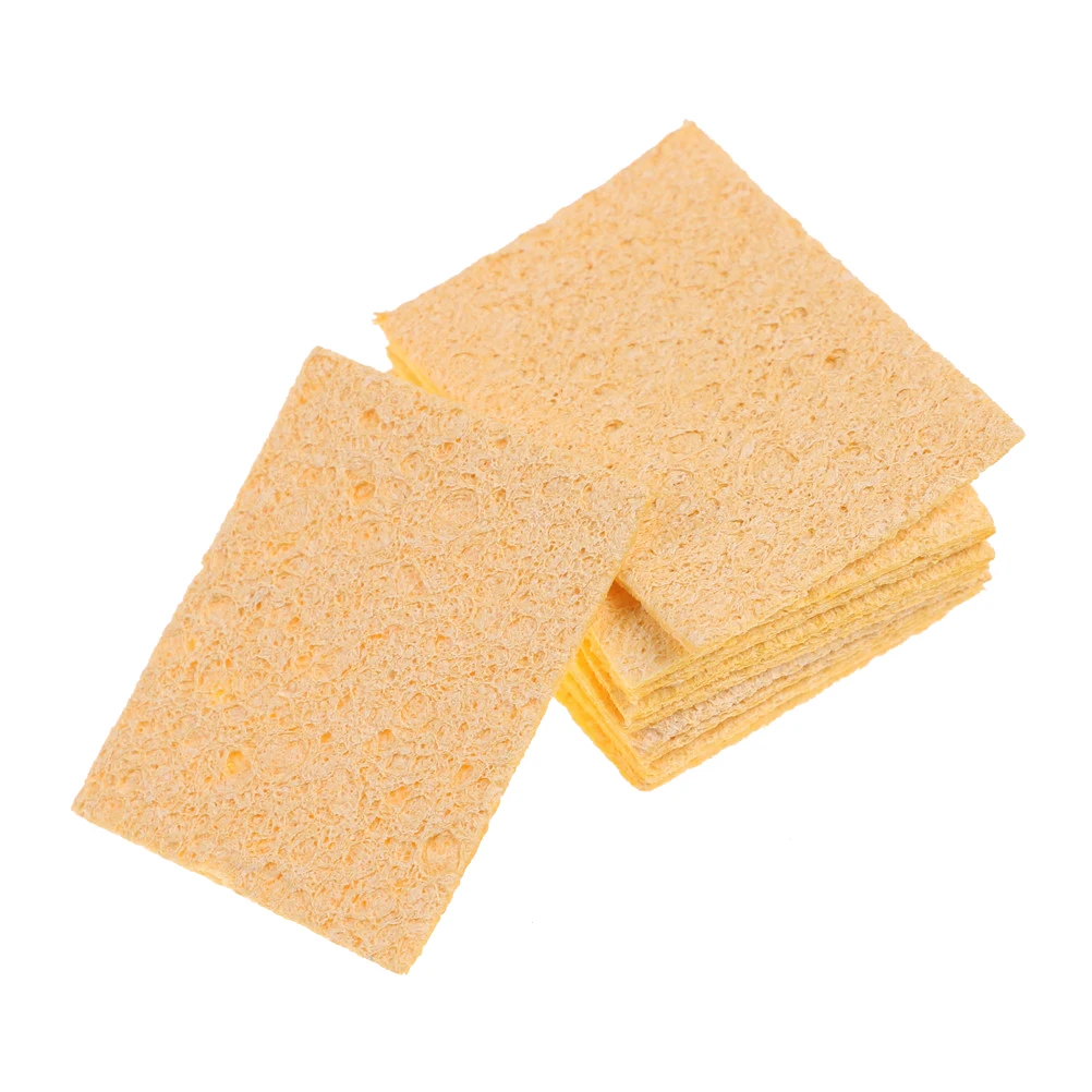 10pcs Solder Iron Tip Welding PCB Cleaning Pads Universal Soldering