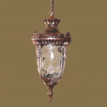 

Outdoor European aluminum Pendant Lights outdoor waterproof garden villa courtyard corridor aisle balcony glass lamp FG247